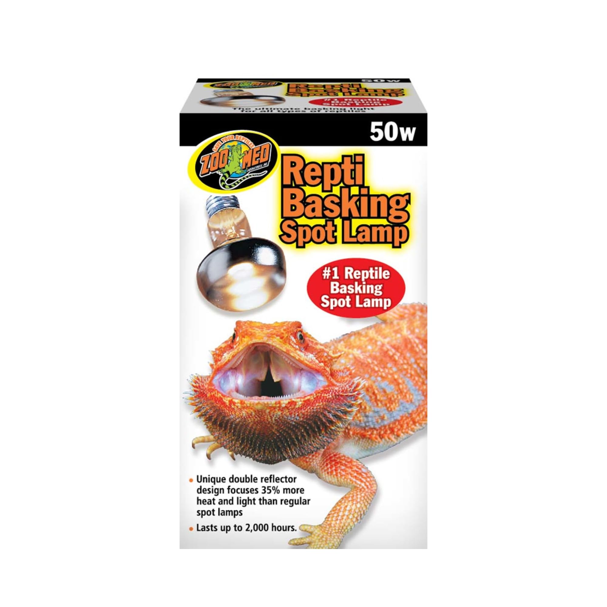 Zoomed Repti Basking Spot Lamp 50 Watts (Pack of 1)