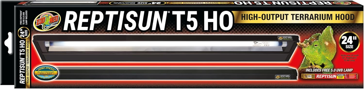 Reptisun T5 Ho Terrarium Hood 24 Inch