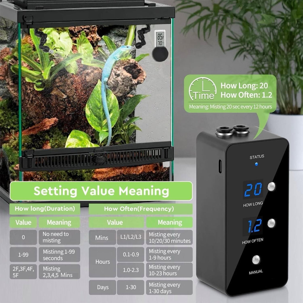 Misting System with Built-in Timer