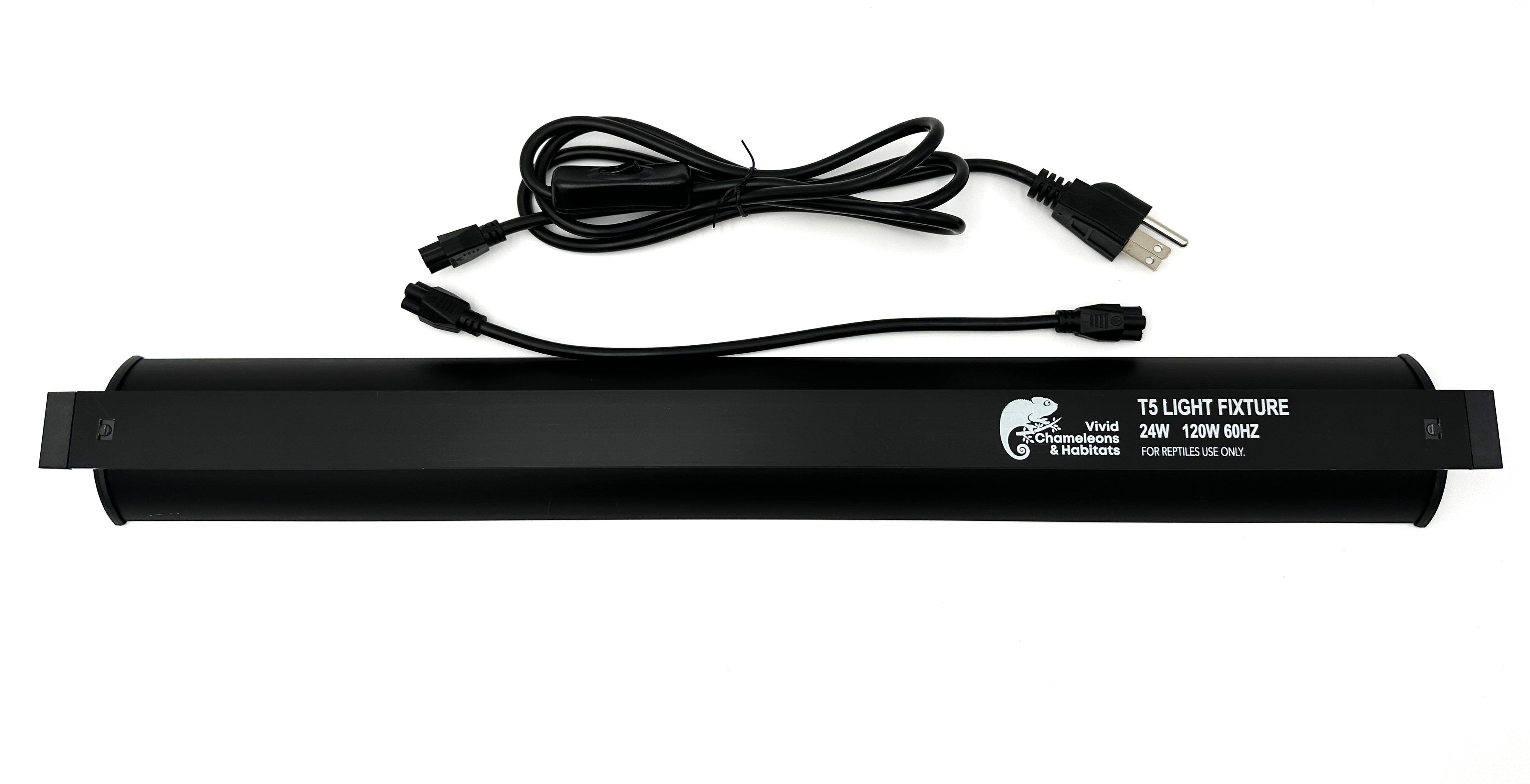 UVB 24W, 24" length, T5 5.0 Fixture and Florescent Tube