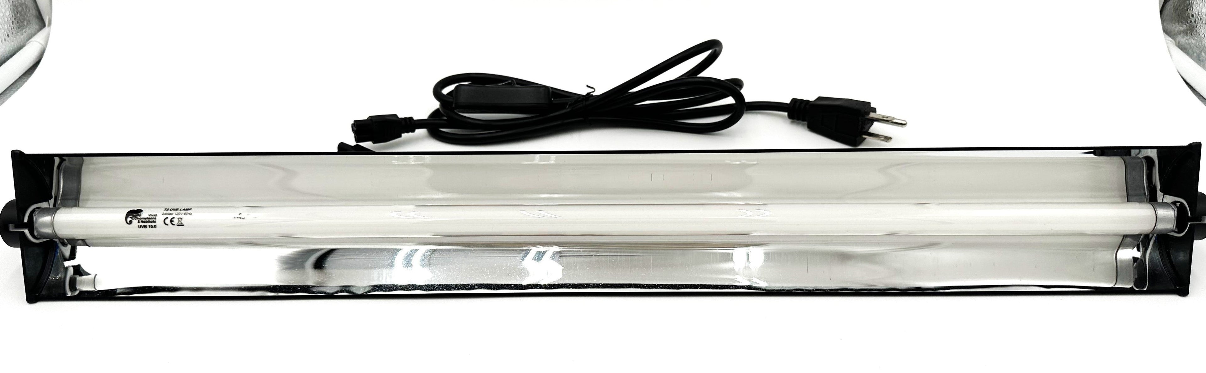 UVB 24W, 24" length, T5 5.0 Fixture and Florescent Tube