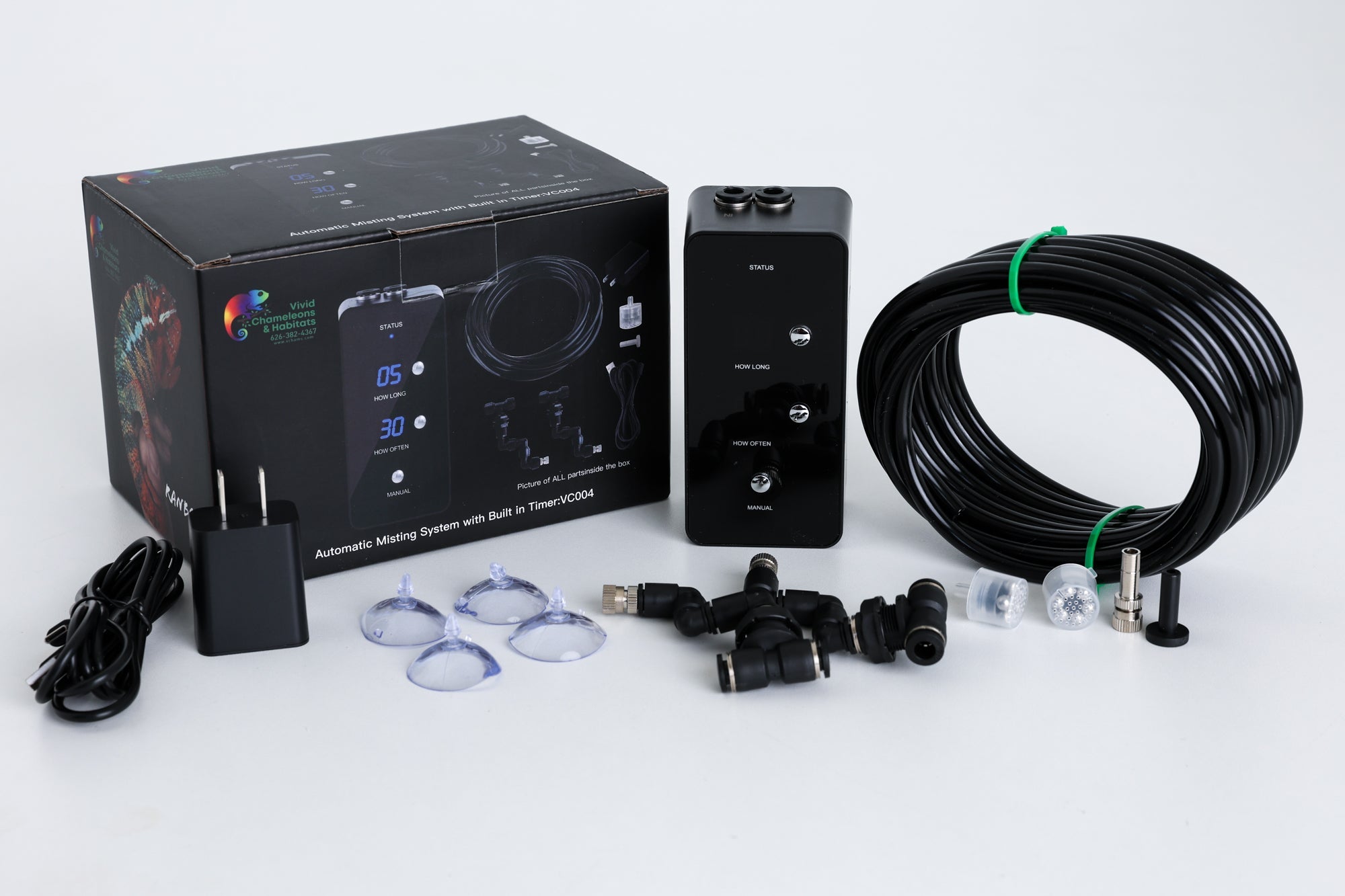 Size 16: 16"x16"x24" Deluxe All-In-One Automated Chameleon Kit