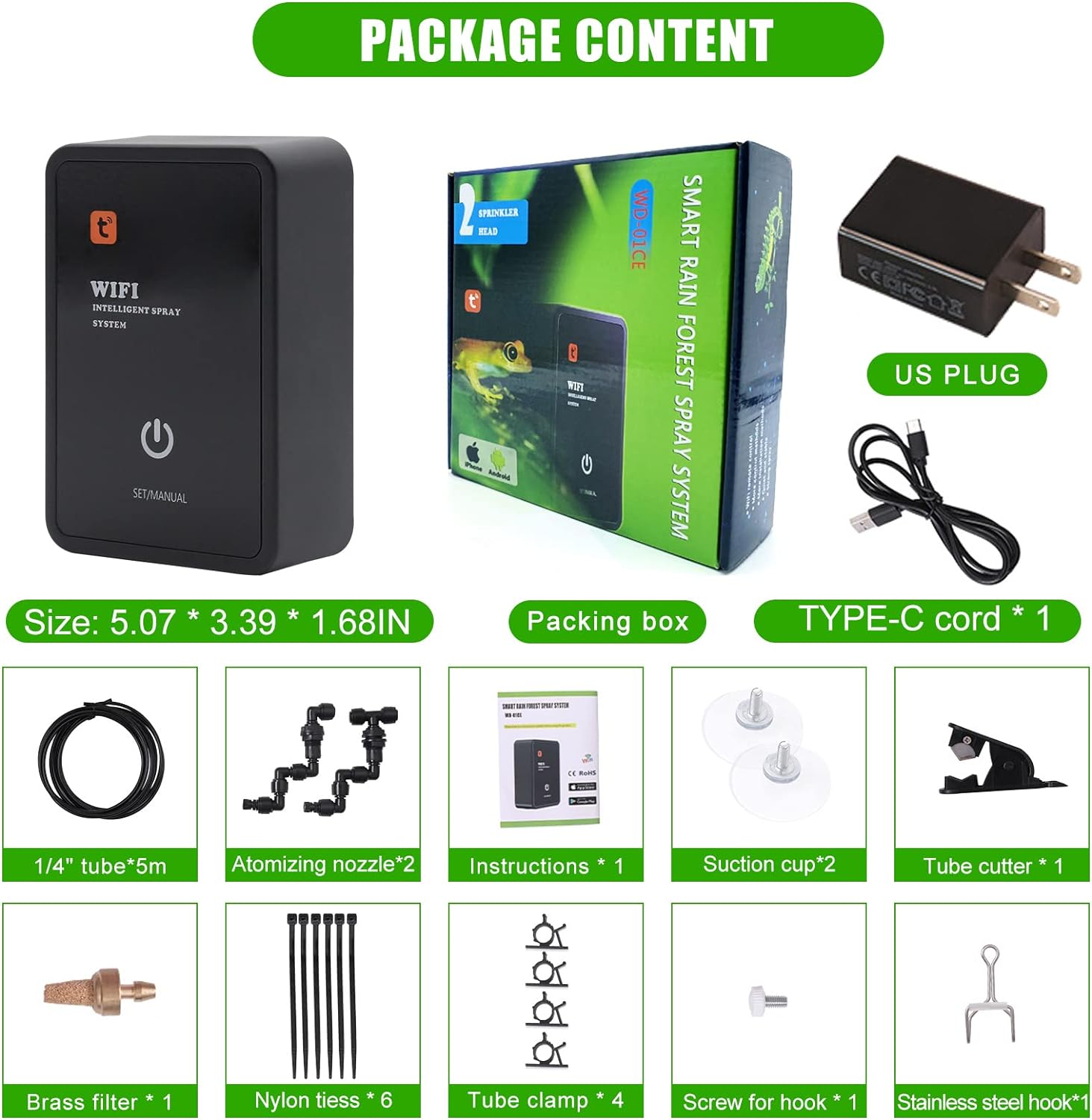 WIFI Controlled Automatic Misting System