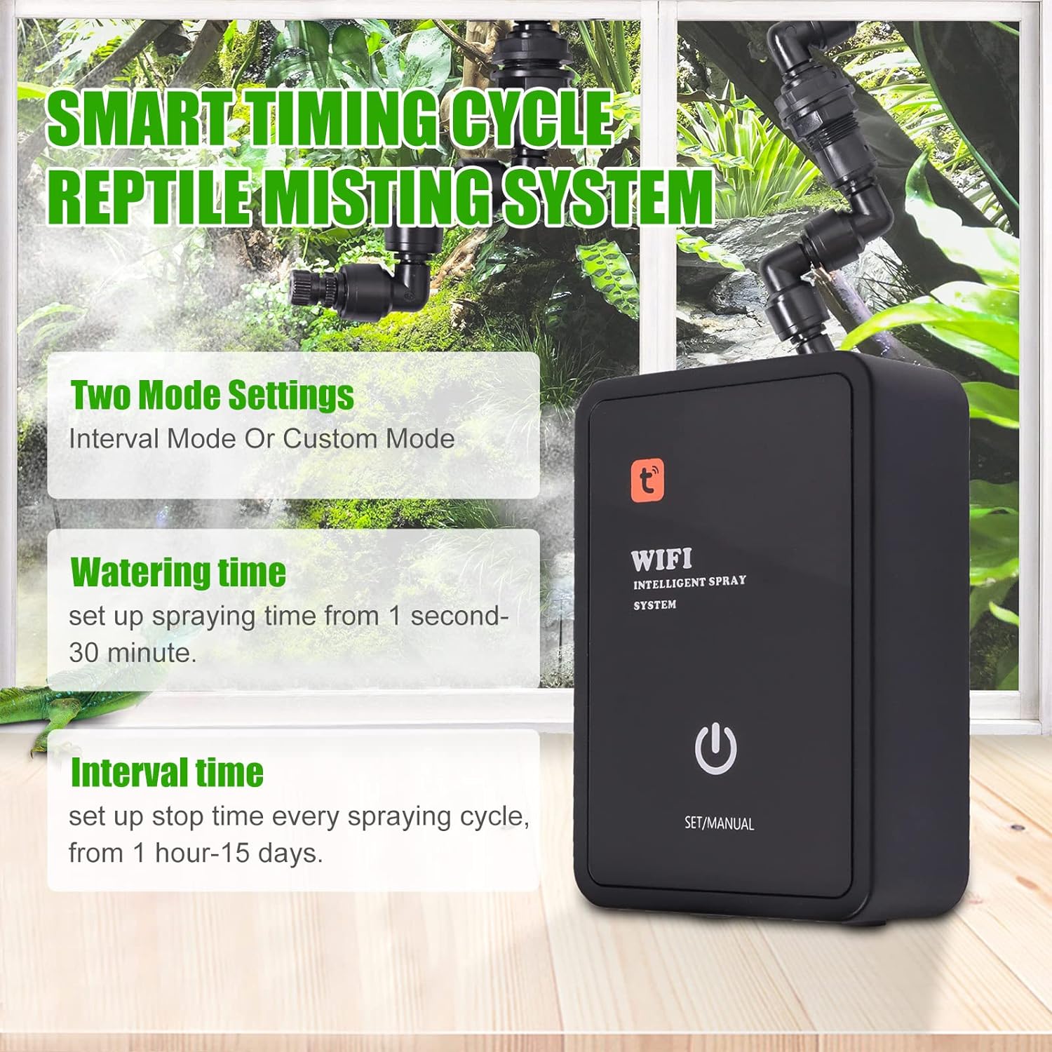 WIFI Controlled Automatic Misting System
